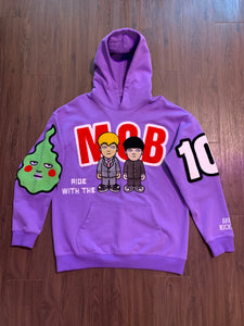 RIDE WITH THE MOB CHENILLE HOODIE