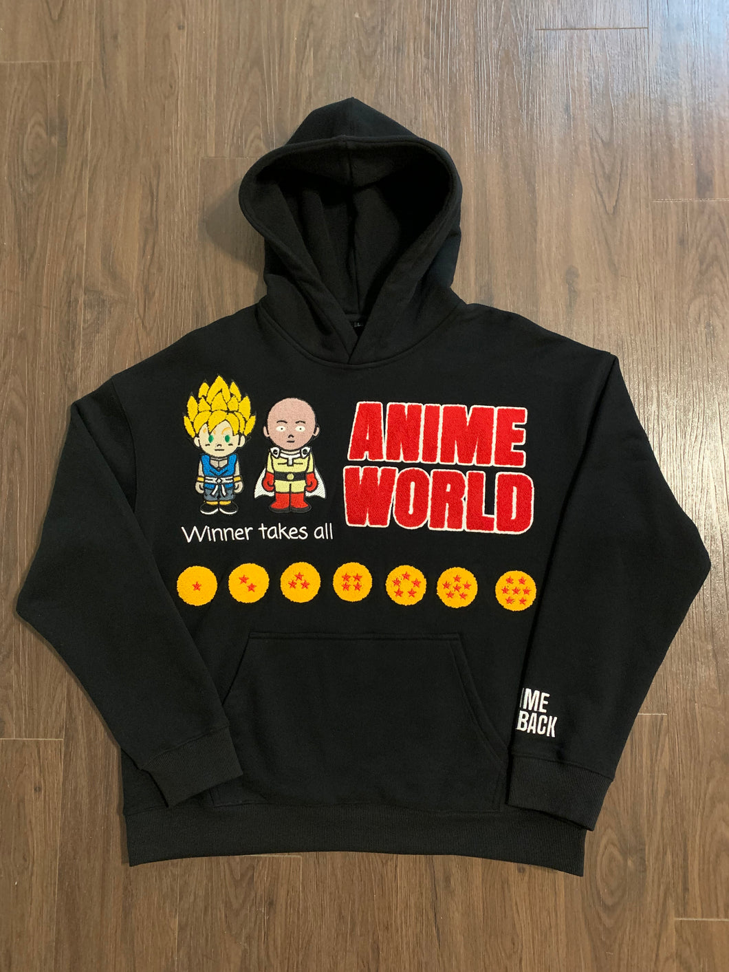 ANIME WORLD Chenille HOODIE